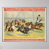 Vintage: circus Barnum & Bailey - Poster (Voorkant)