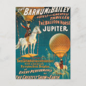 VINTAGE : circus Barnum en Bailey - Briefkaart (Voorkant)