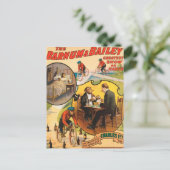 VINTAGE : circus Barnum en Bailey - Briefkaart (Staand voorkant)