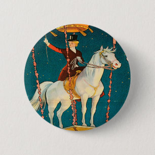 Vintage : circus Barnum en Bailey - Ronde Button 5,7 Cm