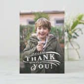 Vintage Circus | Foto bedankkaart (Staand voorkant)