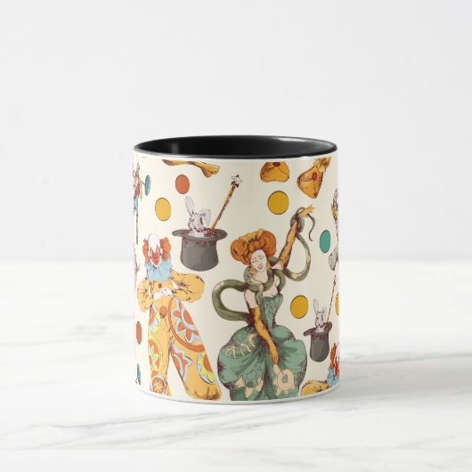 Vintage Circus Mug Mok (Midden)