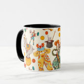 Vintage Circus Mug Mok (Voorkant links)
