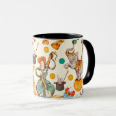 Vintage Circus Mug Mok (Voorkant rechts)