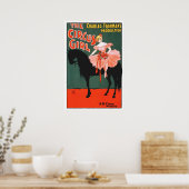 Vintage circus retro classic entertainment poster (Keuken)