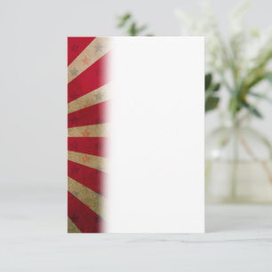 Vintage Circus Tent Stars Red Lines Carnival Bedankkaart