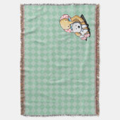 Vintage Circus Vriend Westie Werpdeken Deken (Voorkant Verticaal)