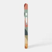 Vintage Cirkel-Boog Stapeling iPhone 16 Hoesje (Linkerkant)