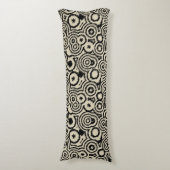 Vintage Cirkels Lichaamskussen (Voorkant Verticaal)