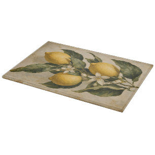 Vintage Citroen Botanische Mediterrane Keuken Snijplank