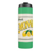 Vintage citroenmoer thermosbeker (Voorkant)