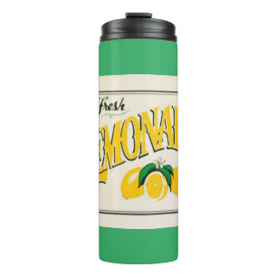 Vintage citroenmoer thermosbeker