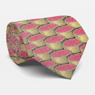 Vintage Citrus - Grapefruit Pop Art Stropdas