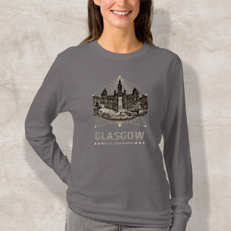 Vintage City Chambers Vrouwen Lange Mouw T-shirt