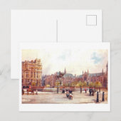 Vintage City Square, Leeds Briefkaart (Voorkant / Achterkant)
