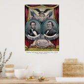Vintage Civil War Republican Presidential Election Poster (Keuken)