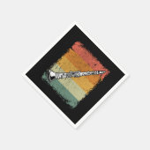 Vintage Clarinet Player Music Clarinet Gift Servet (Hoek)