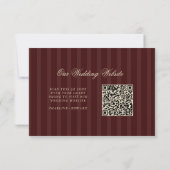 Vintage Classic Aesthetic  RSVP Kaartje (Achterkant)