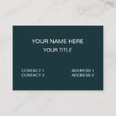 Vintage Classic Car Auto Mechanic Visitekaartje (Achterkant)