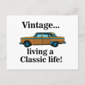 Vintage Classic Car  Briefkaart (Voorkant)