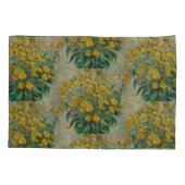 Vintage Claude Monet Jerusalem Artichokes Duvet Kussensloop (Achterkant-Links)