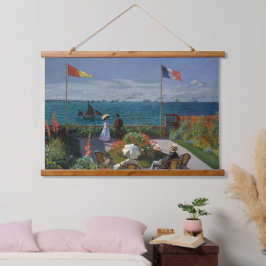 Vintage Claude Monet Terrasse a Sainte-Adresse Hangend Wandkleed