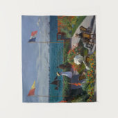 Vintage Claude Monet Terrasse a Sainte-Adresse Wandkleed (Voorkant)