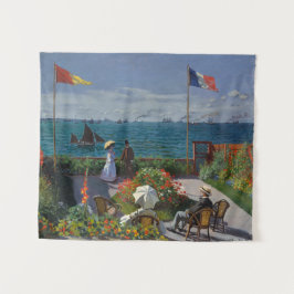 Vintage Claude Monet Terrasse a Sainte-Adresse Wandkleed