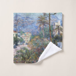 Vintage Claude Monet Villas op Bordighera Washandje