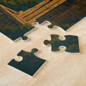Vintage Cleveland Ohio Silhouet Legpuzzel (Zijkant)