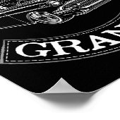 Vintage Clic Car Funny Grandpa  Poster (Hoek)