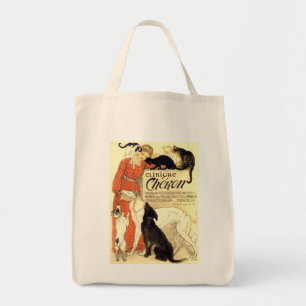 Vintage Clinique Cheron Steinlen Afbeelding Canvas Tote Bag