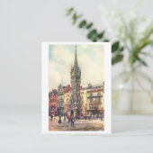 Vintage Clock Tower, Leicester Briefkaart (Staand voorkant)