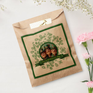 Vintage Clover St Patrick's Day Kabouters FBag Bedankzakje