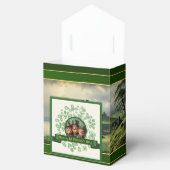 Vintage Clover St Patrick's Day Landschap TFB Bedankdoosjes (Geopend)