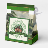 Vintage Clover St Patrick's Day Landschap TFB Bedankdoosjes (Achterkant)