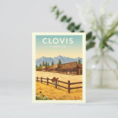 Vintage Clovis California Briefkaart (Staand voorkant)