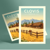 Vintage Clovis California Briefkaart