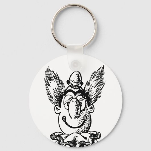 vintage clown sleutelhanger (Voorkant)
