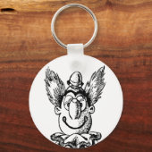 vintage clown sleutelhanger (Voorkant)
