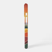 Vintage Coastal Sunset iPhone 16 Hoesje (Linkerkant)