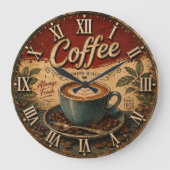 Vintage Coffee Grote Klok (Voorkant)