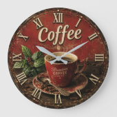 Vintage Coffee Grote Klok (Voorkant)