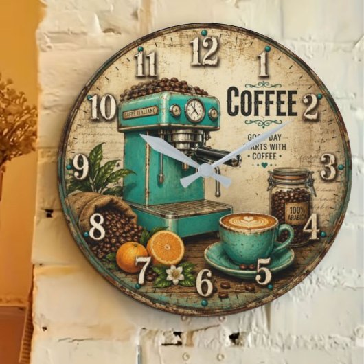 Vintage Coffee Grote Klok
