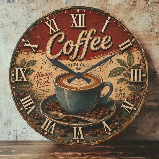 Vintage Coffee Grote Klok