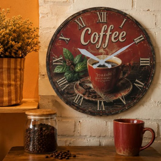 Vintage Coffee Grote Klok