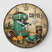 Vintage Coffee Grote Klok (Voorkant)