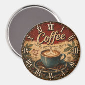 Vintage Coffee  Magneet (Voorkant / Achterkant)