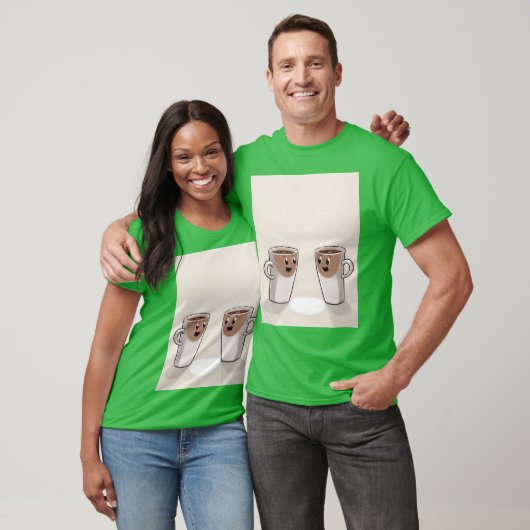 Vintage Coffee Mugs retro T-shirt (Unisex)