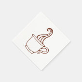 Vintage Coffee Napkins Servetten (Hoek)